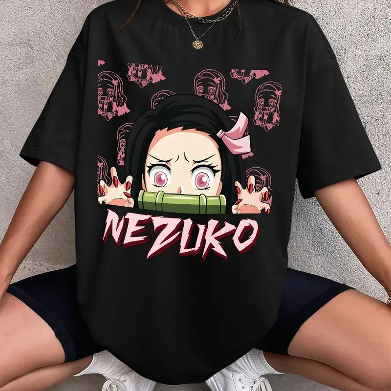 Nezuko Kamado t-shirt, Sister of Tanjiro Shirt, Demon Slayer main characters shirt, Kimetsu No Yaiba t-shirt, anime sweatshirt hoodie, Tanjiro shirt, Rengoku t-shirt