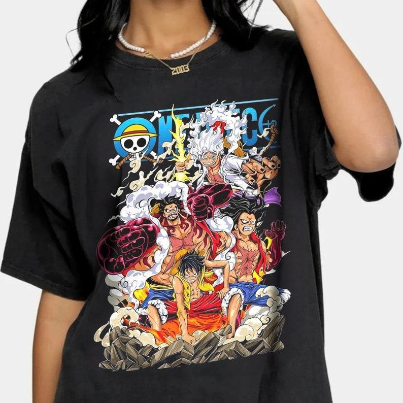 O.ne Pie.ce Anime Shirt, Vintage Anime One Piece 90s Shirt, Anime Manga Shirt, Shirt for Anime Lover, Graphic Anime Tee, Japanese Anime Tees, Sweatshirt, Hoodie