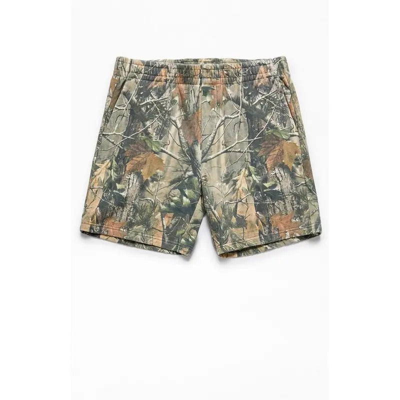 Pacsun Men's Camo Fleece Volley Sweat Shorts