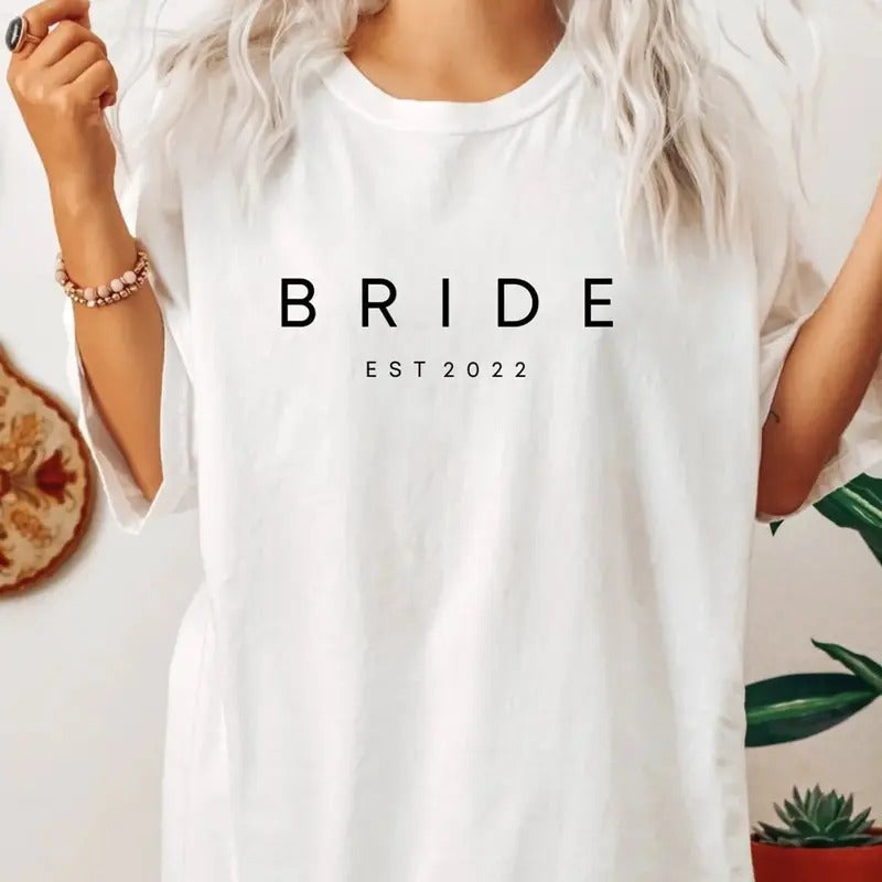 Personalized Mrs Shirt, In My Mrs. Sweatshirt, Retro Custom Bride Shirt, Honeymoon Tee, Bachelorette Gift Shirts, Trendy Wife Shirt Comfort Cotton Top Womenswear