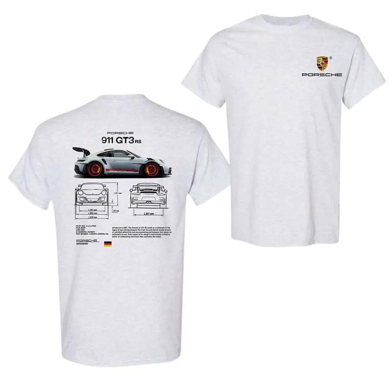 Porsche 911 GT3 RS Aesthetic T-Shirt, Porsche 911 T-Shirt For Men And Women