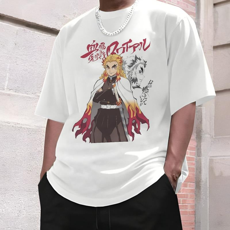 Rengoku Flame Breathing t-shirt, Demon Slayer main characters shirt, Kimetsu No Yaiba t-shirt, anime sweatshirt hoodie, Tanjiro shirt, Rengoku t-shirtstyle{n002}4
