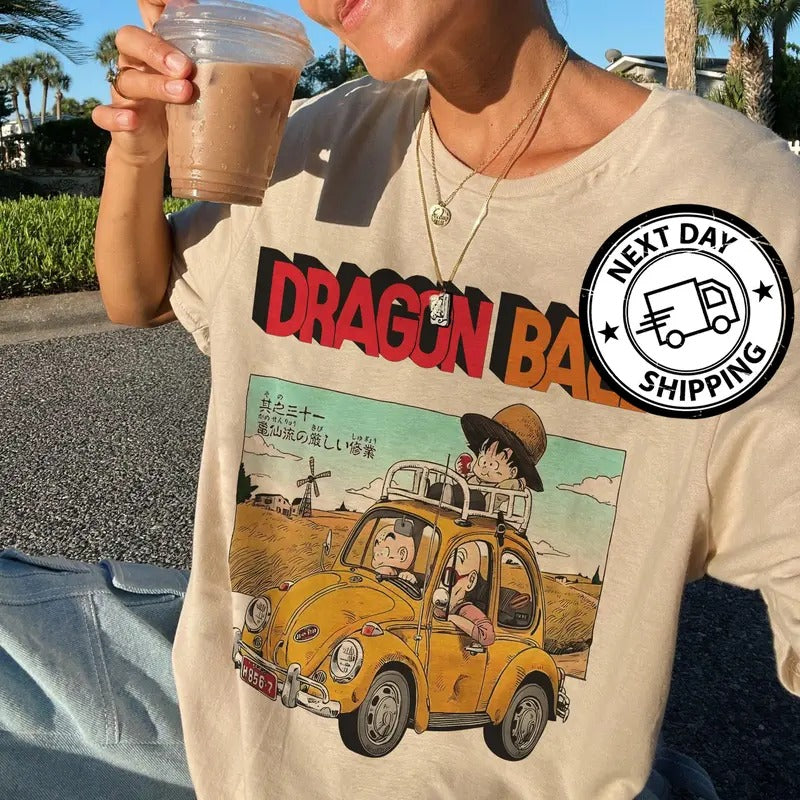 Retro Drag0nBall Tshirt, Anime Tshirtstyle{n002}2