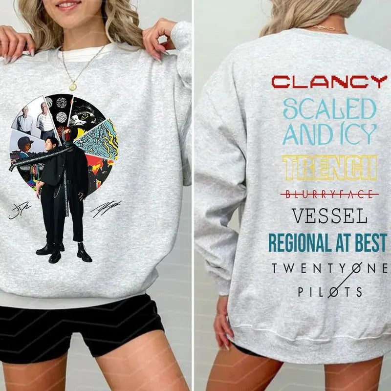 Retro Sweatshirt For Bestie BFF Gift, Music Lover Sweatshirt
