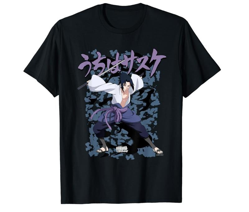 Sasuke Uchiha Curse Anime T-Shirt, Anime Shirt, Lover Anime Unisex Tee, Gift for Otaku, Gift for Friend