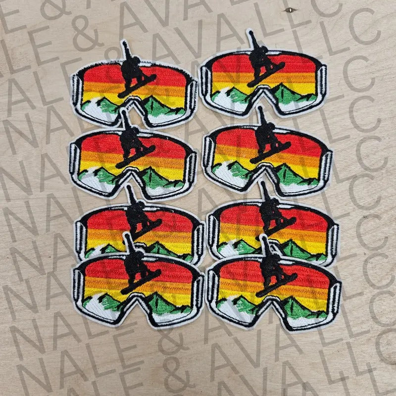 Ski & Goggles Hat Patch (1 Patch)