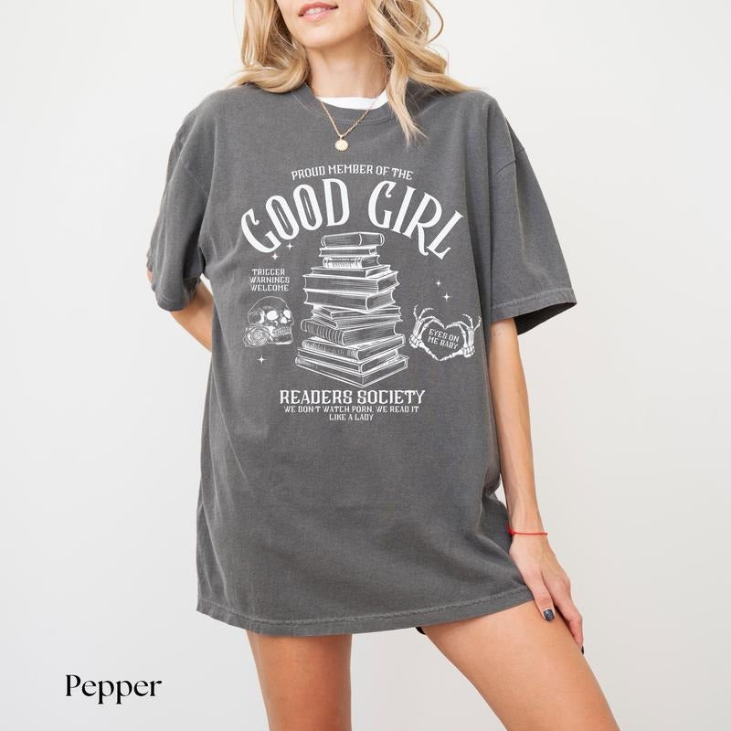 Smut T-Shirt, Good Girl Book Club Sweatshirt, Enemies To Lovers Hoodie, Dark Romance Merch, STFUATTDLAGG Tê, Thick And Spicy Book Sweater