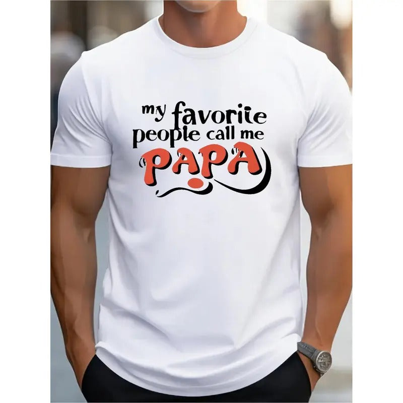 Stylish Dad Cotton Men's T-shirt comfortable fit breathable Made in USA