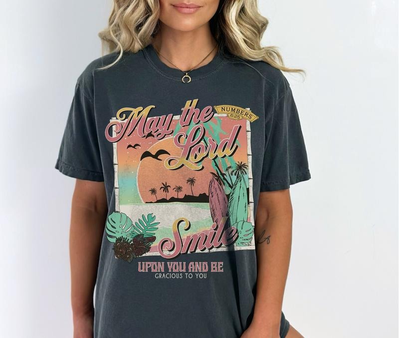 Summer Christian Shirts Bible Verse Shirt Christian Clothing TShirt Gift for Her Trendy Christians T Shirts Jesus Apparel Faith Based Shirt