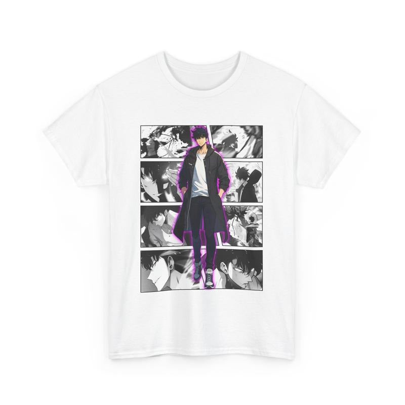 Sung Jin Woo T shirt , Anime Over - Sized Vintage Washed Shirt , Solo Leveling Shirt , Igris , Anime Gym Shirt , Pump Cover , Manga T Shirt