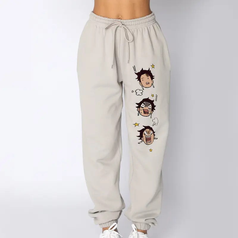 Tanjiro Kamado Sweatpants, Demon Slayer Sweatpants, Sport Sweatpants, Anime sport pants, Anime lover gift, Anime Sweatpants