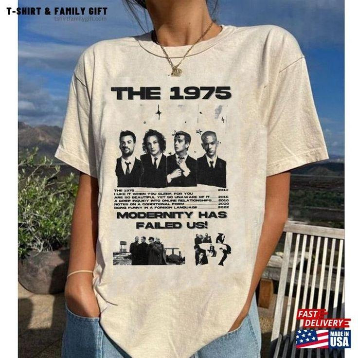 The 1975 T-Shirt Band Music Unisex T Shirt Graphic Country Classic