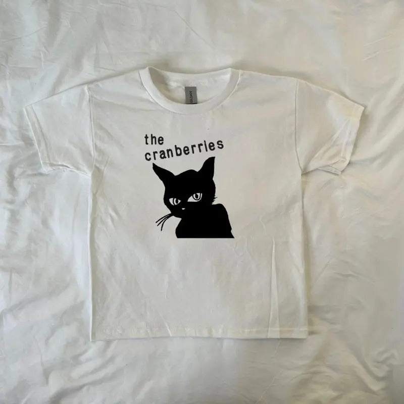 The Cranberries Baby Tee, Y2K Clothing, Vintage, Streetwear, Trendy, Rock Band, Alternative Rock Music Tee Classic Cotton