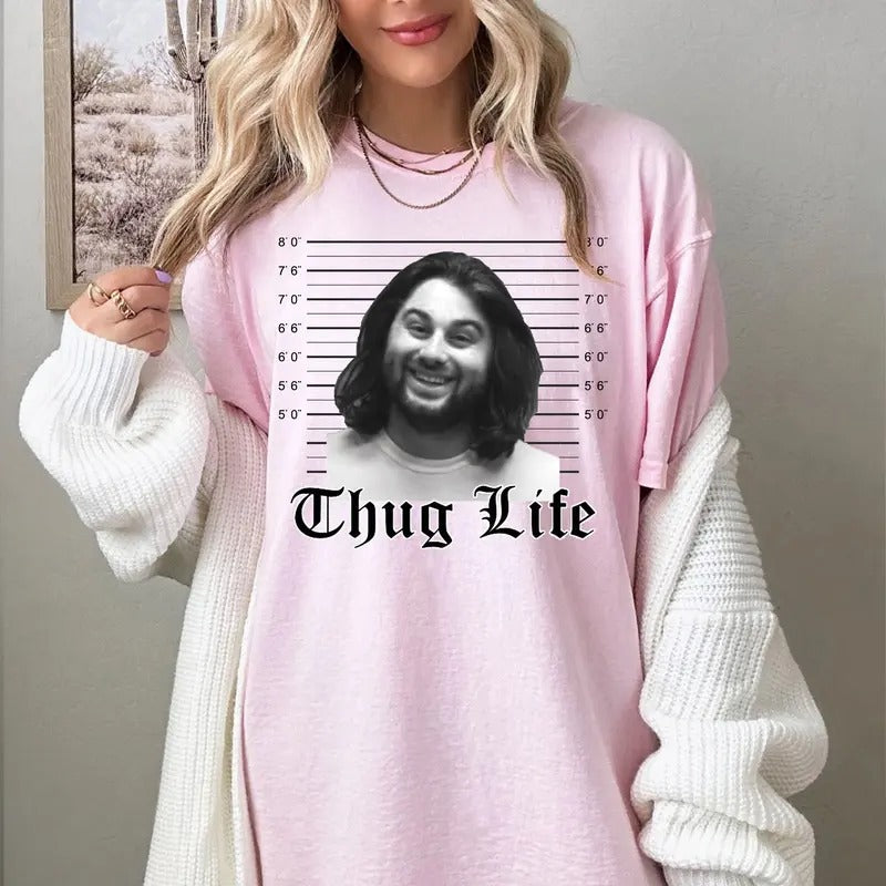 Thug Life K0e Graphic Tee, Country Concert Outfit, Fan Merch, K0e WetzeI Funny Clothing, Unisex Short Sleeve Tee Top Womenswear