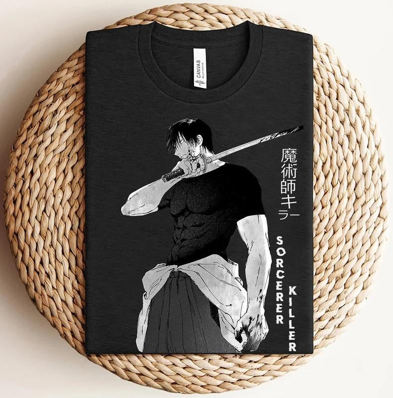 Toji Shirt, Sweatshirt, Hoodie, Toji Fushiguro T-Shirt, JJK Toji vs Gojo Shirt, Best Anime Shirt, Badass Anime Tees, Gift For Anime Lovers, Jujutsu Kaisen Shirt