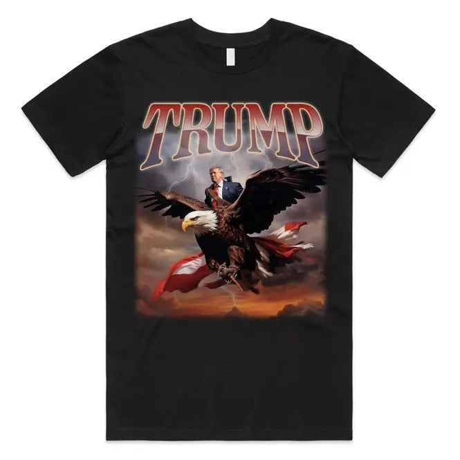Trump Eagle T-Shirt Tee Top USA President Icon 2024 Election Vote Republican sweater and hoodie