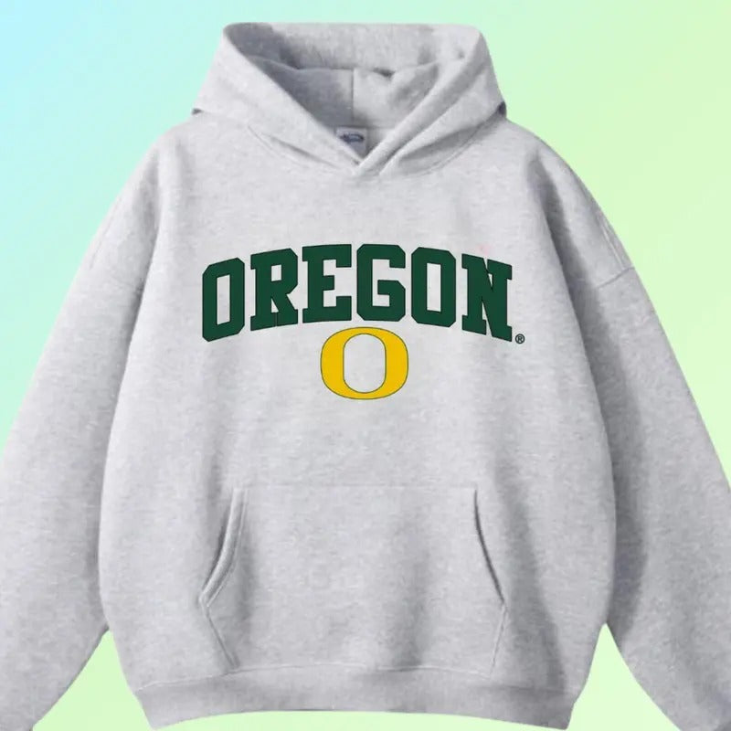 Vintage Oregon Hoodie and Crewneck Sweatshirt T-shirt, College Shirt, Gift For Fan Duck