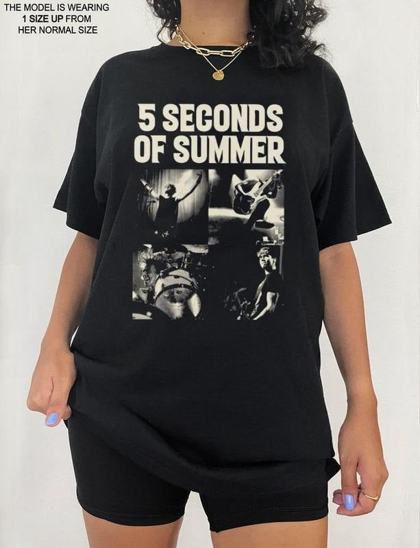 Vtg 5 Seconds Of Summer Music Shirt, Vintage 5SOS Shirt, 5SOS Tour shirt , 5SOS Eras Tour