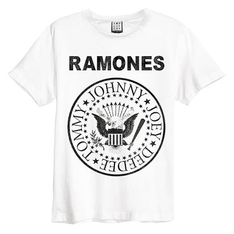 Ramones T-shirt - Logo, White Hoodie, Sweatshirt | CoreVibeTees.com (Image 1)