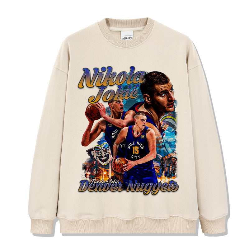 Nikola Jokic Sweatshirt NBA 2024 T-Shirts, Hoodie | CoreVibeTees.com (Image 1)