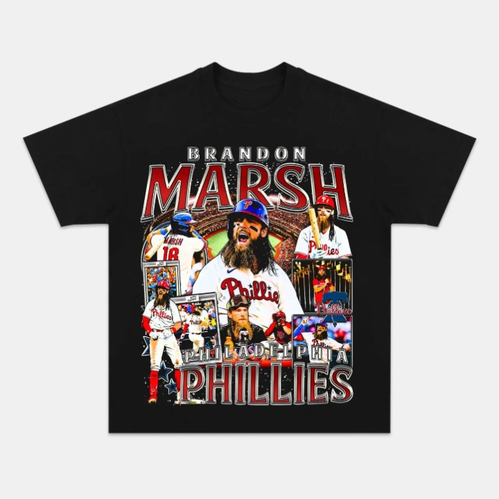 Brandon Marsh TEE Style001 Hoodie, Sweatshirt | CoreVibeTees.com (Image 1)