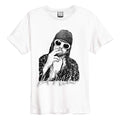 Kurt Cobain T-Shirt Photograph, White Hoodie, Sweatshirt | CoreVibeTees.com (Image 1)