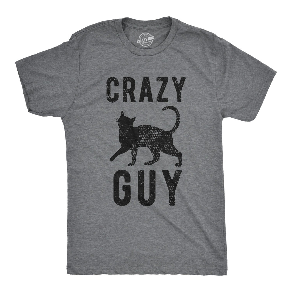 Crazy Cat Guy Men's T Shirt Hoodie, Sweatshirt | CoreVibeTees.com (Image 1)