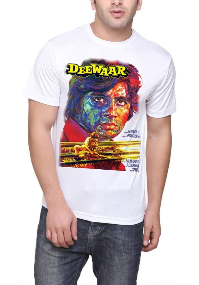 Amitabh Bachchan Half Sleeve White T-Shirt Style001 Hoodie, Sweatshirt | CoreVibeTees.com
