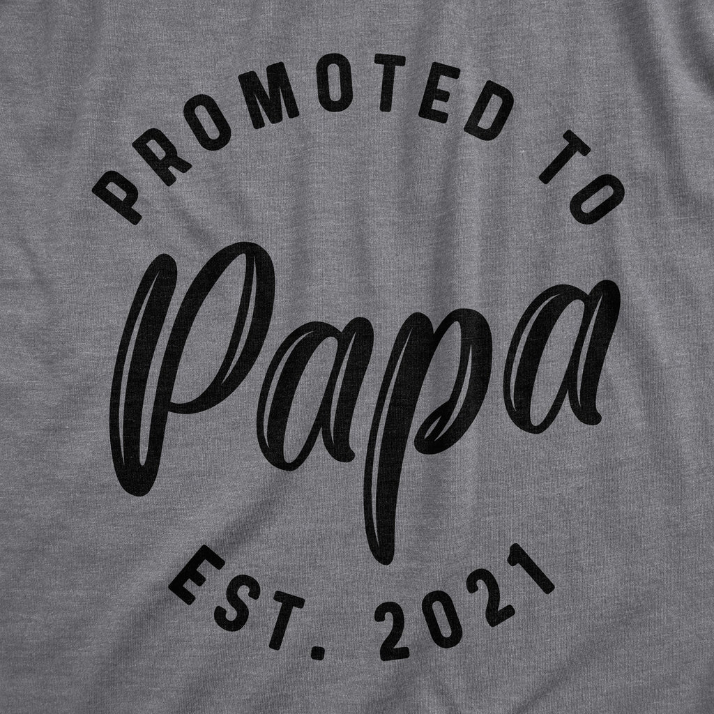 Crazy Dog Mens Shirts Promoted to Papa Grandpa or Uncle 2025 2024 or 2023 Funny Fathers Day Tees Hoodie, Sweatshirt (Image 5)