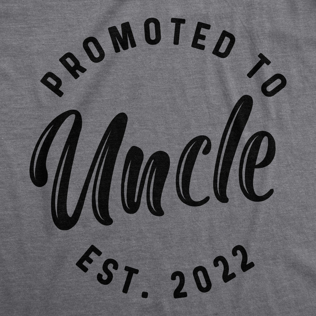Crazy Dog Mens Shirts Promoted to Papa Grandpa or Uncle 2025 2024 or 2023 Funny Fathers Day Tees Hoodie, Sweatshirt (Image 2)