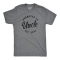 Crazy Dog Mens Shirts Promoted to Papa Grandpa or Uncle 2025 2024 or 2023 Funny Fathers Day Tees Hoodie, Sweatshirt (Image 1)