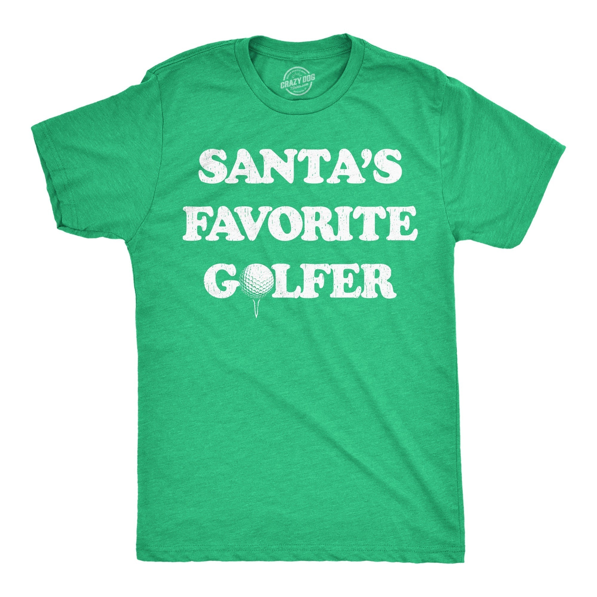Santas Favorite Golfer Men's T Shirt Hoodie, Sweatshirt | CoreVibeTees.com (Image 1)