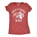 Santas Favorite Nurse Women's T Shirt Hoodie, Sweatshirt | CoreVibeTees.com (Image 1)