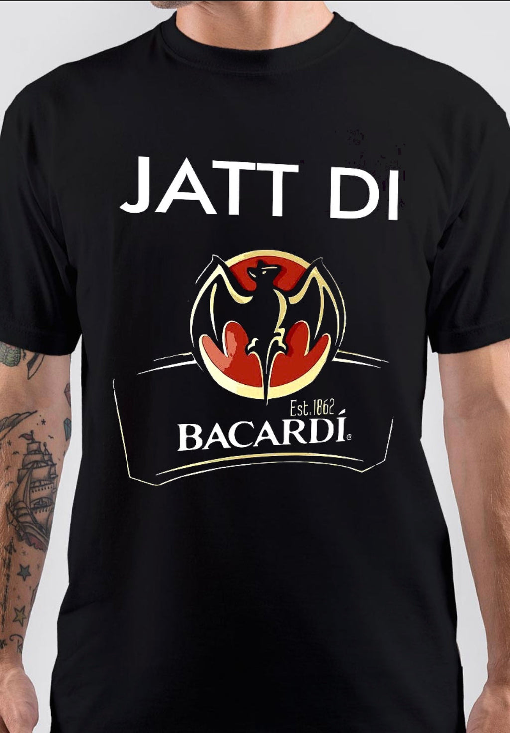 Jatt Di Bacardi T-Shirt Hoodie, Sweatshirt | CoreVibeTees.com