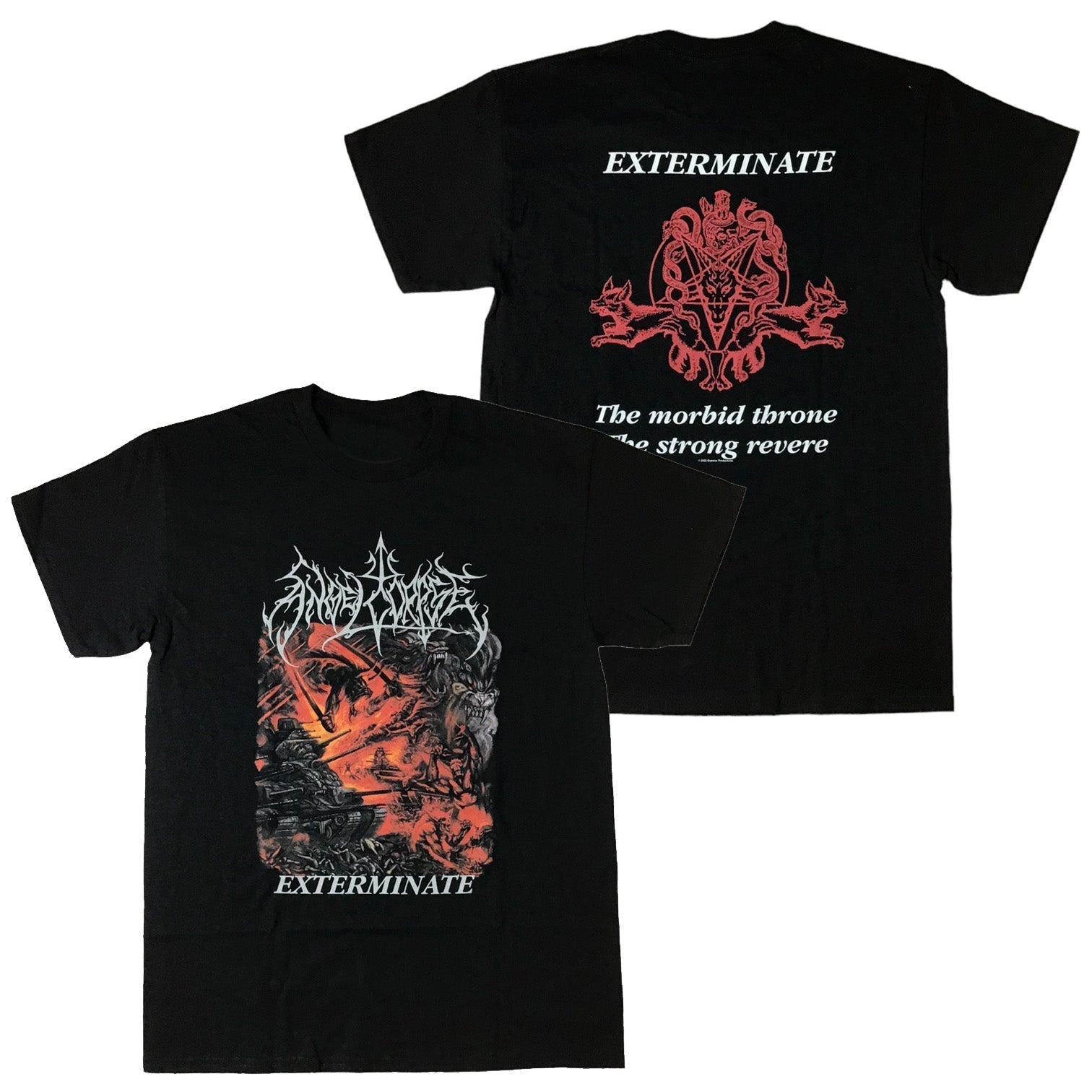 Angelcorpse - Exterminate t-shirt Hoodie, Sweatshirt | CoreVibeTees.com (Image 1)