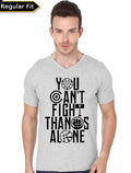 You Canâ€™t Fight Thanos Alone V-Neck T-Shirt Hoodie, Sweatshirt | CoreVibeTees.com