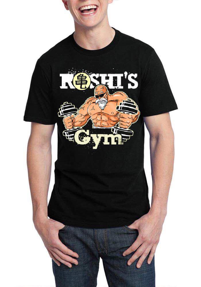 Roshiâ€™s Gym Black Half Sleeve T-Shirt Hoodie, Sweatshirt | CoreVibeTees.com