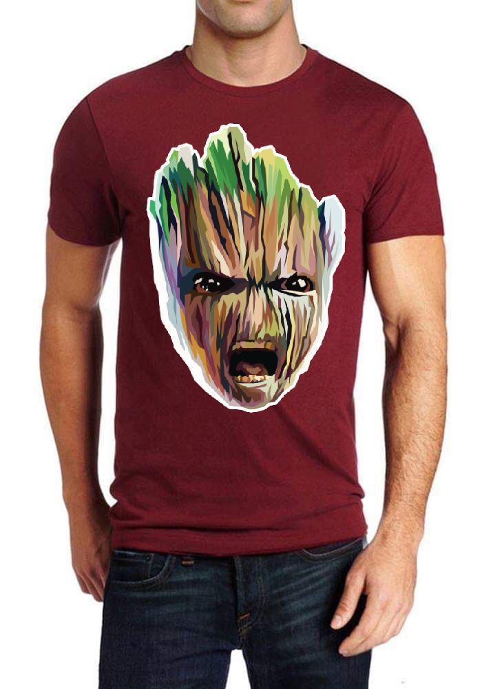 I Am Groot Maroon T-Shirt Hoodie, Sweatshirt | CoreVibeTees.com