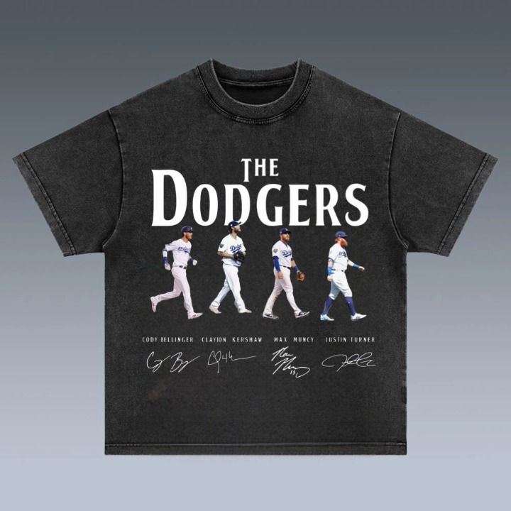 Dodgers Vintage TEE Hoodie, Sweatshirt | CoreVibeTees.com (Image 2)