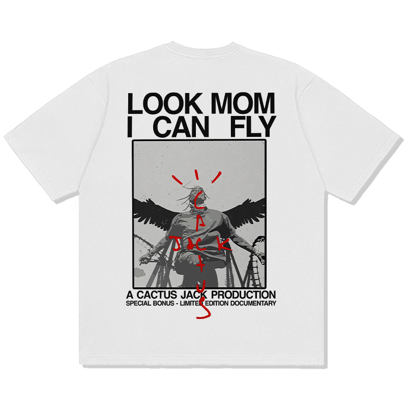 Look Mom I Can Fly By Travis Scott Sweatshirt T-Shirts, Hoodie | CoreVibeTees.com (Image 2)