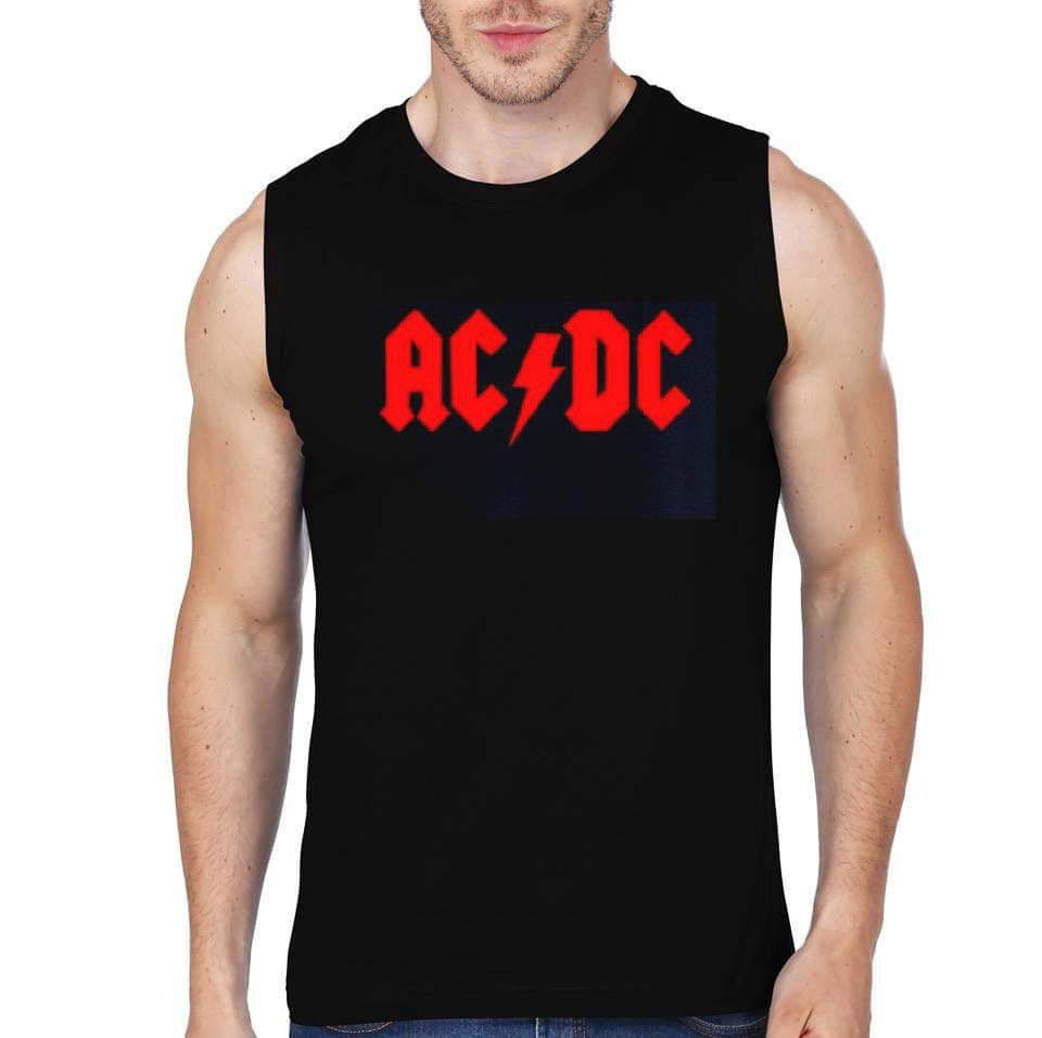 AC DC Sleeveless T-Shirt Hoodie, Sweatshirt | CoreVibeTees.com