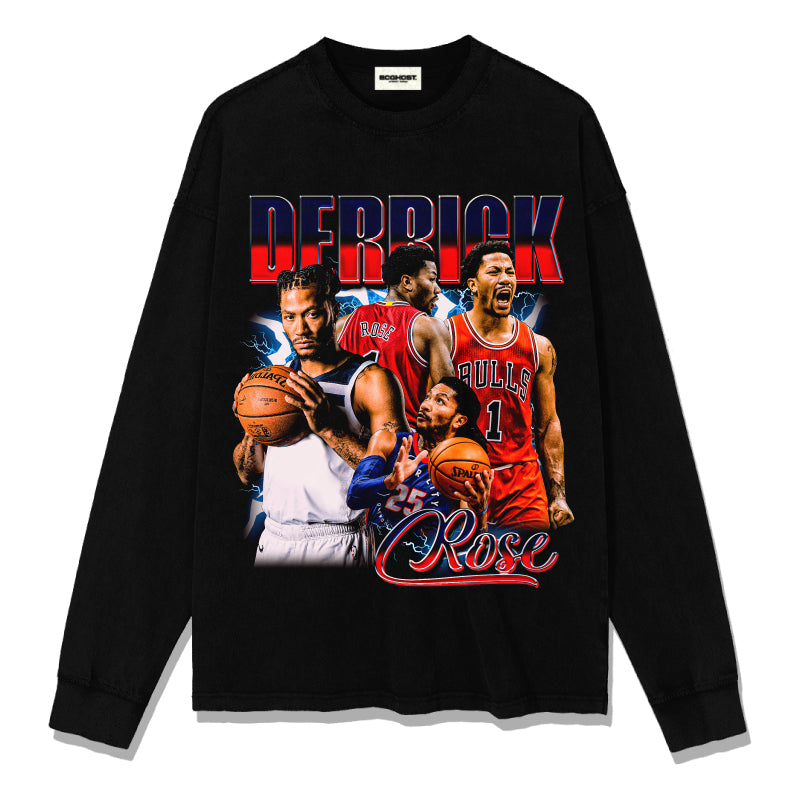 Derrick Rose Sweatshirt NBA 2024 Style001 T-Shirts, Hoodie | CoreVibeTees.com (Image 1)