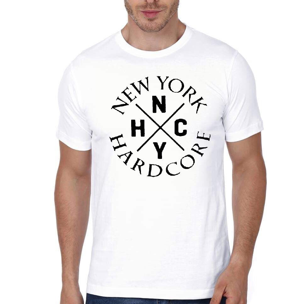 New York Hardcore White T-Shirt Hoodie, Sweatshirt | CoreVibeTees.com