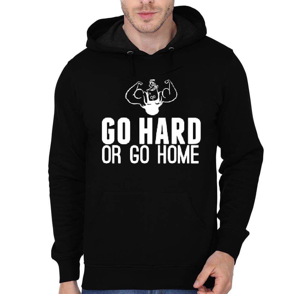 Go Hard Or Go Home Black Hoodie T-Shirts, Sweatshirt | CoreVibeTees.com