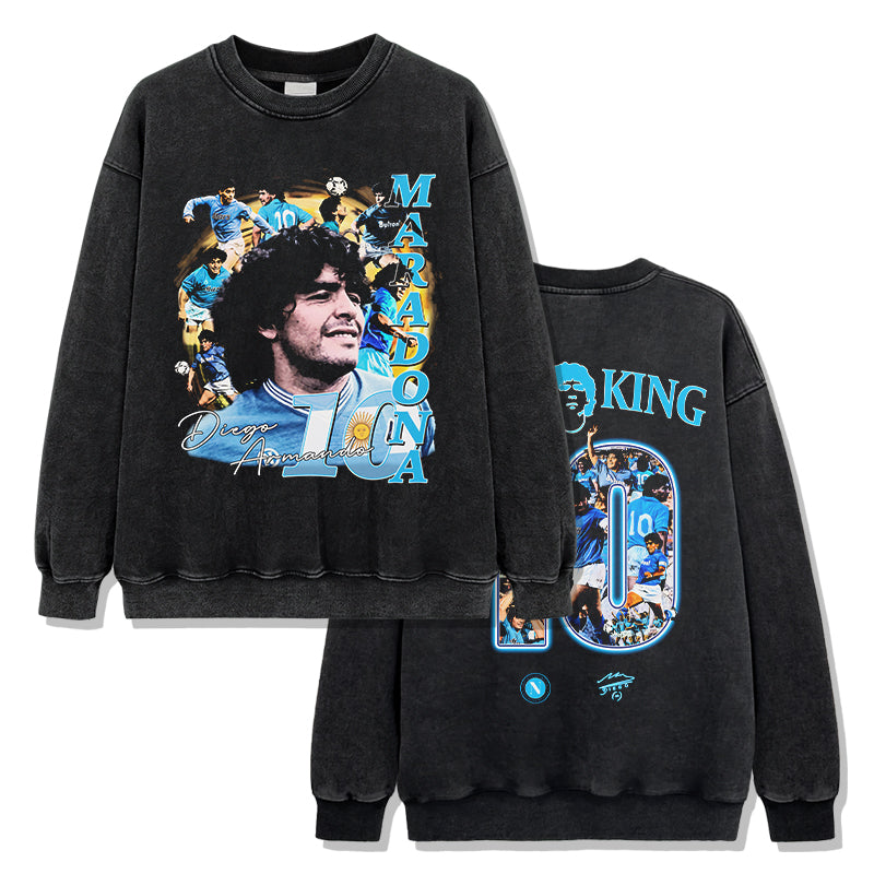 DIEGO MARADONA FOOTBALL SWEATSHIRT 2024 T-Shirts, Hoodie | CoreVibeTees.com (Image 3)