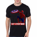 Hey Everyone Black Tee Hoodie, Sweatshirt | CoreVibeTees.com