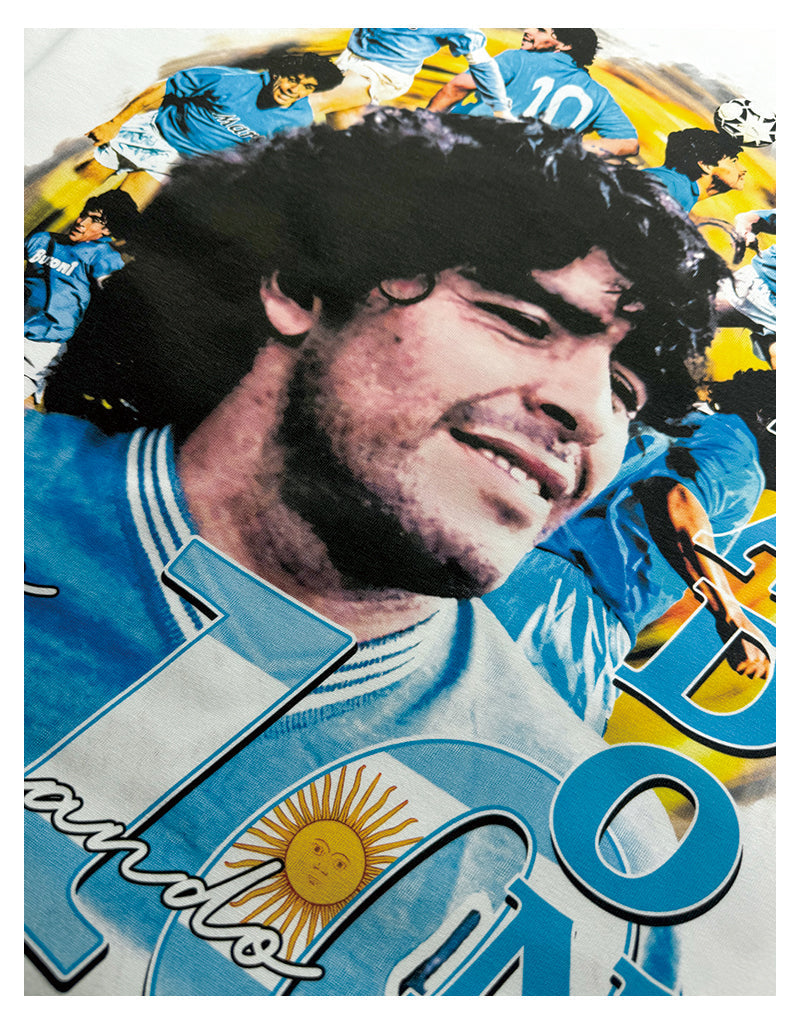 Diego Maradona The King Sweatshirt T-Shirts, Hoodie | CoreVibeTees.com (Image 4)