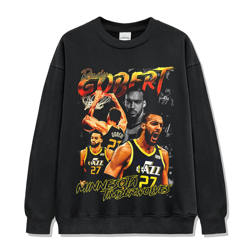 Rudy Gobert Sweatshirt NBA 2024 T-Shirts, Hoodie | CoreVibeTees.com (Image 1)