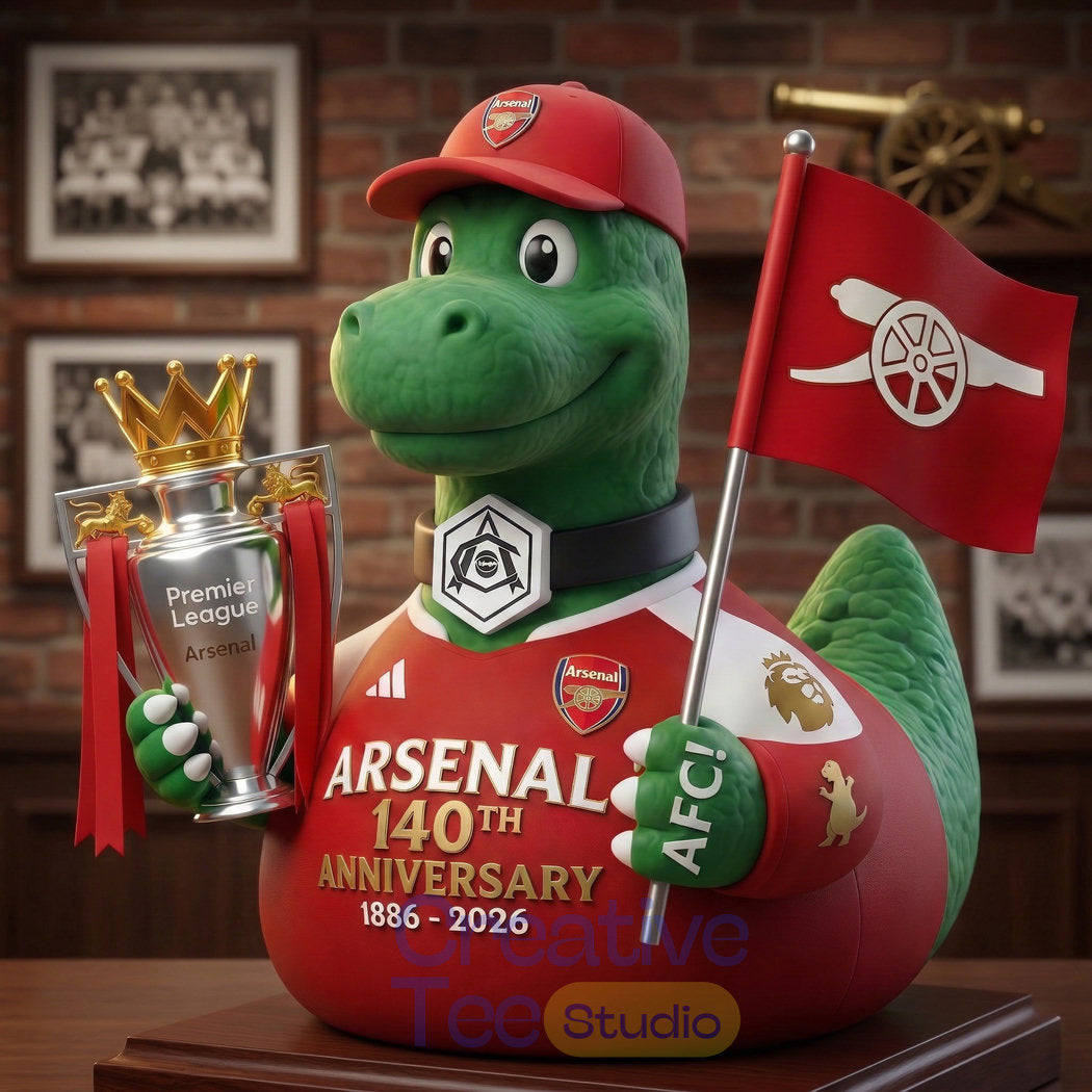 Arsenal 140th Anniversary “Gunnersaurus Rex” Collectible Duck