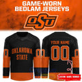 Oklahoma State Cowboys Hockey Bedlam Custom Jersey